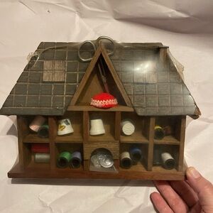 Small Vintage Sewing House Wall Hanging New In Package